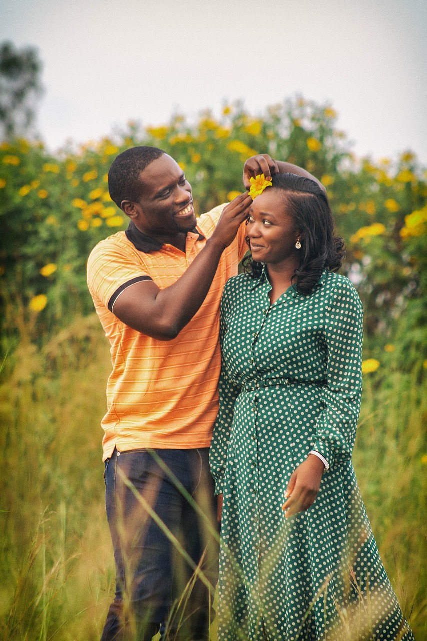 african couple love free photo