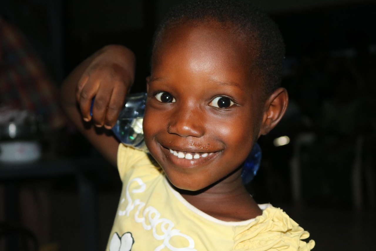 african girl child laugh free photo