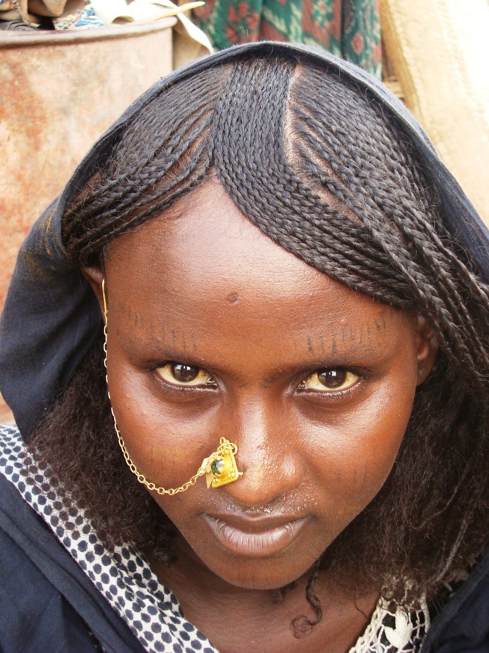 african woman ethiopian girl afar tribe free photo