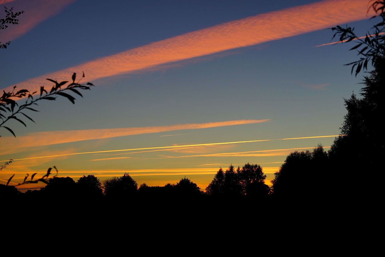 afterglow sunset late summer free photo