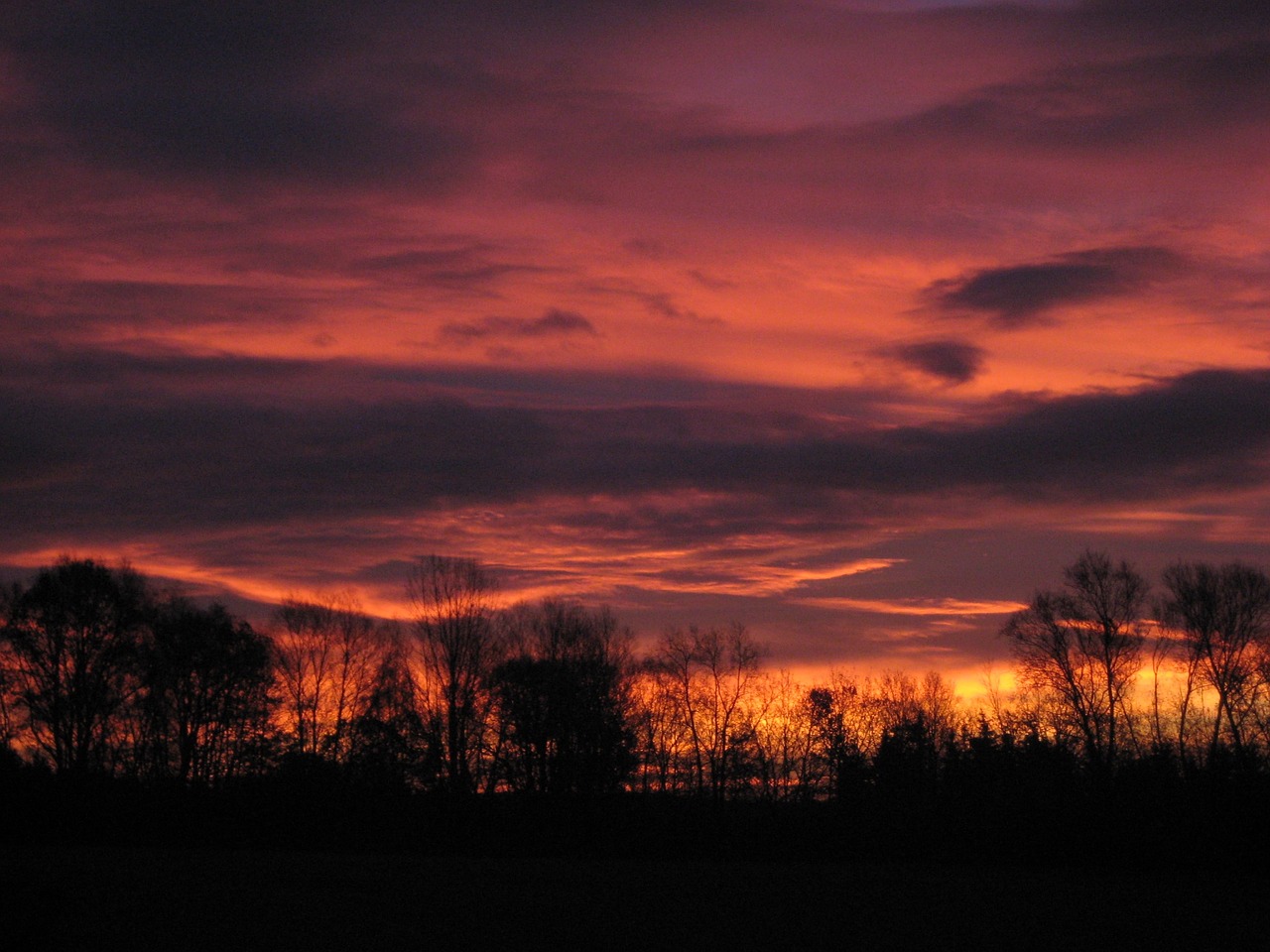 afterglow morgenrot sunrise free photo