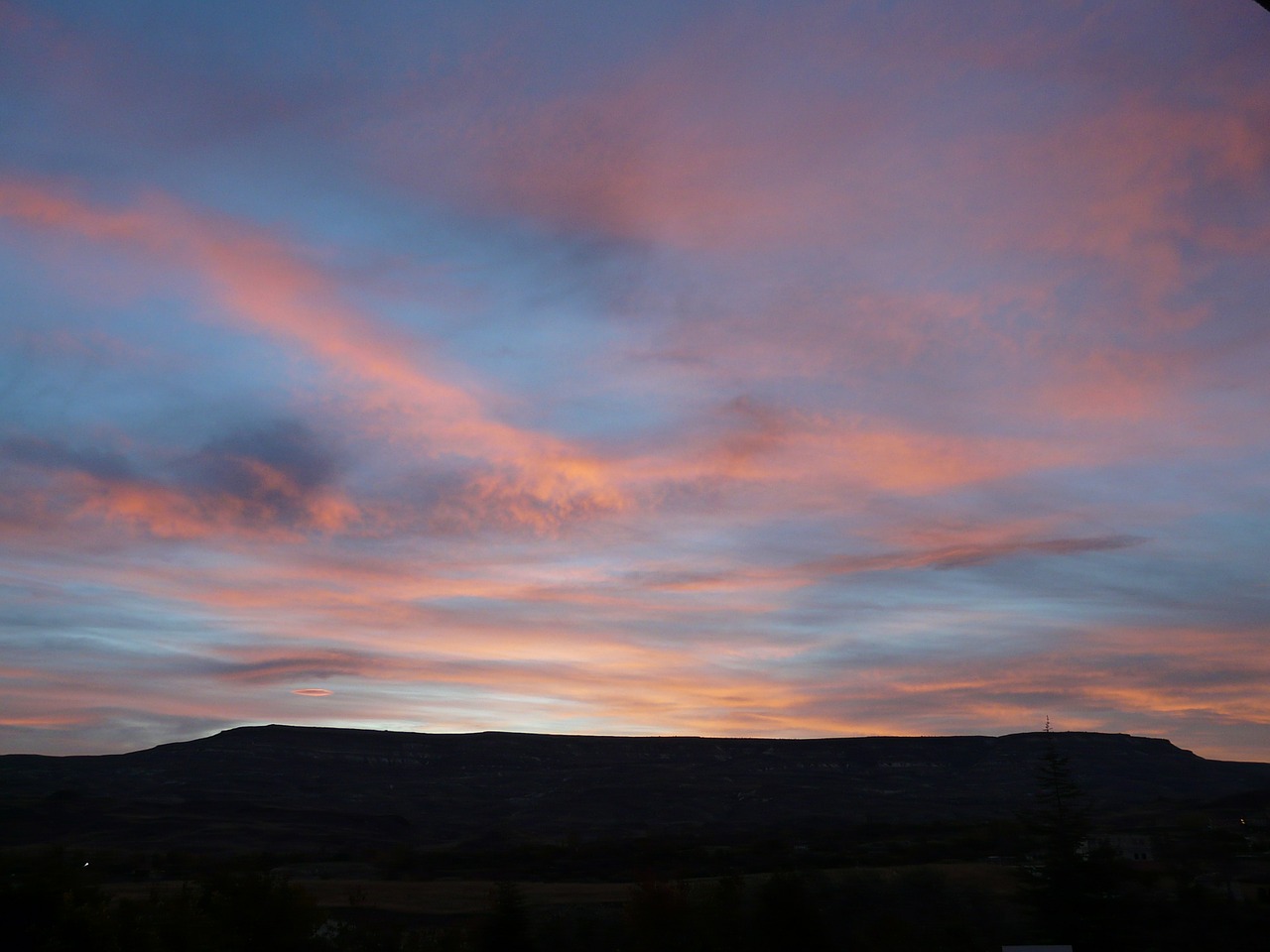 afterglow evening sunset free photo