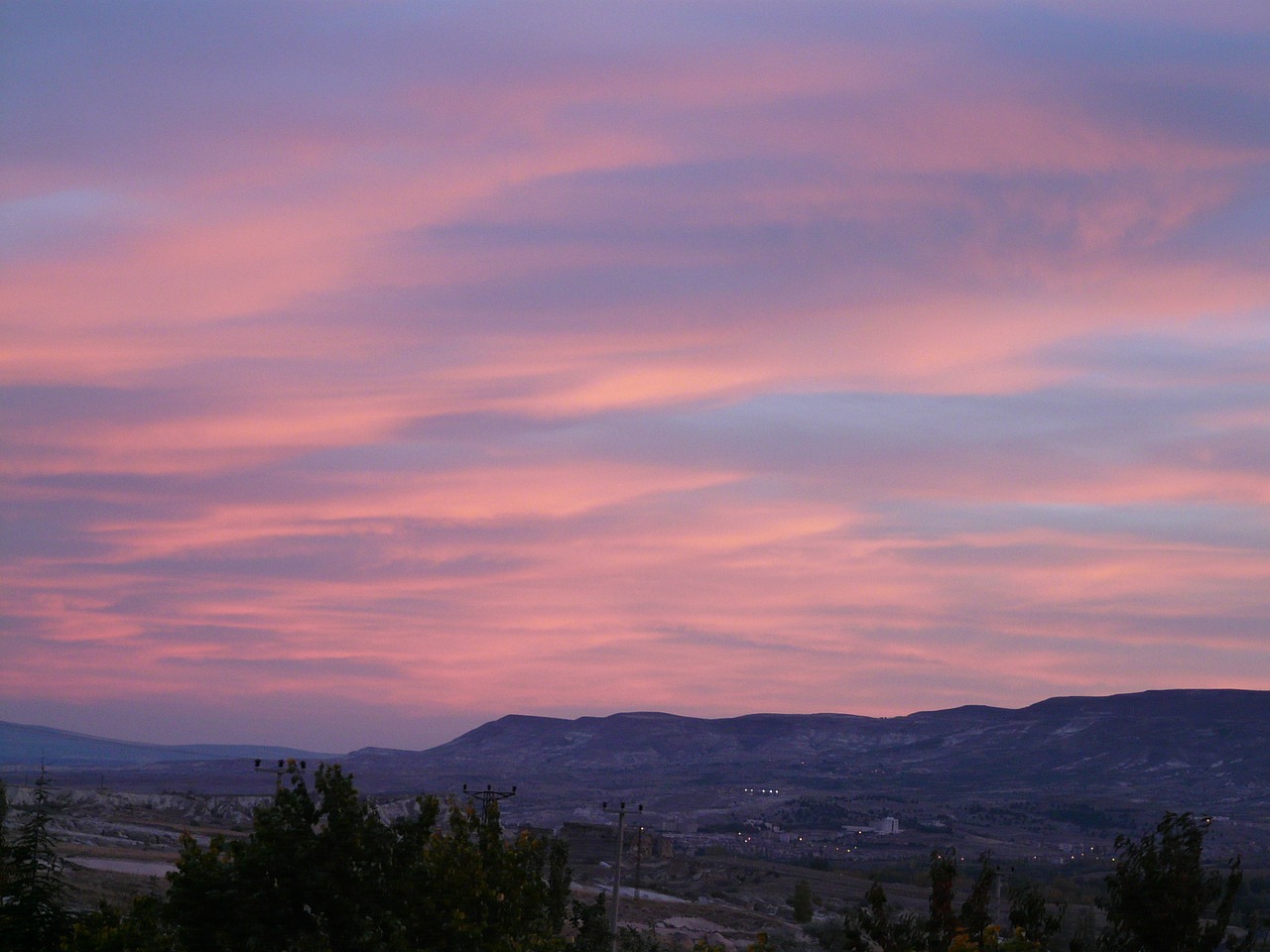 afterglow evening sunset free photo