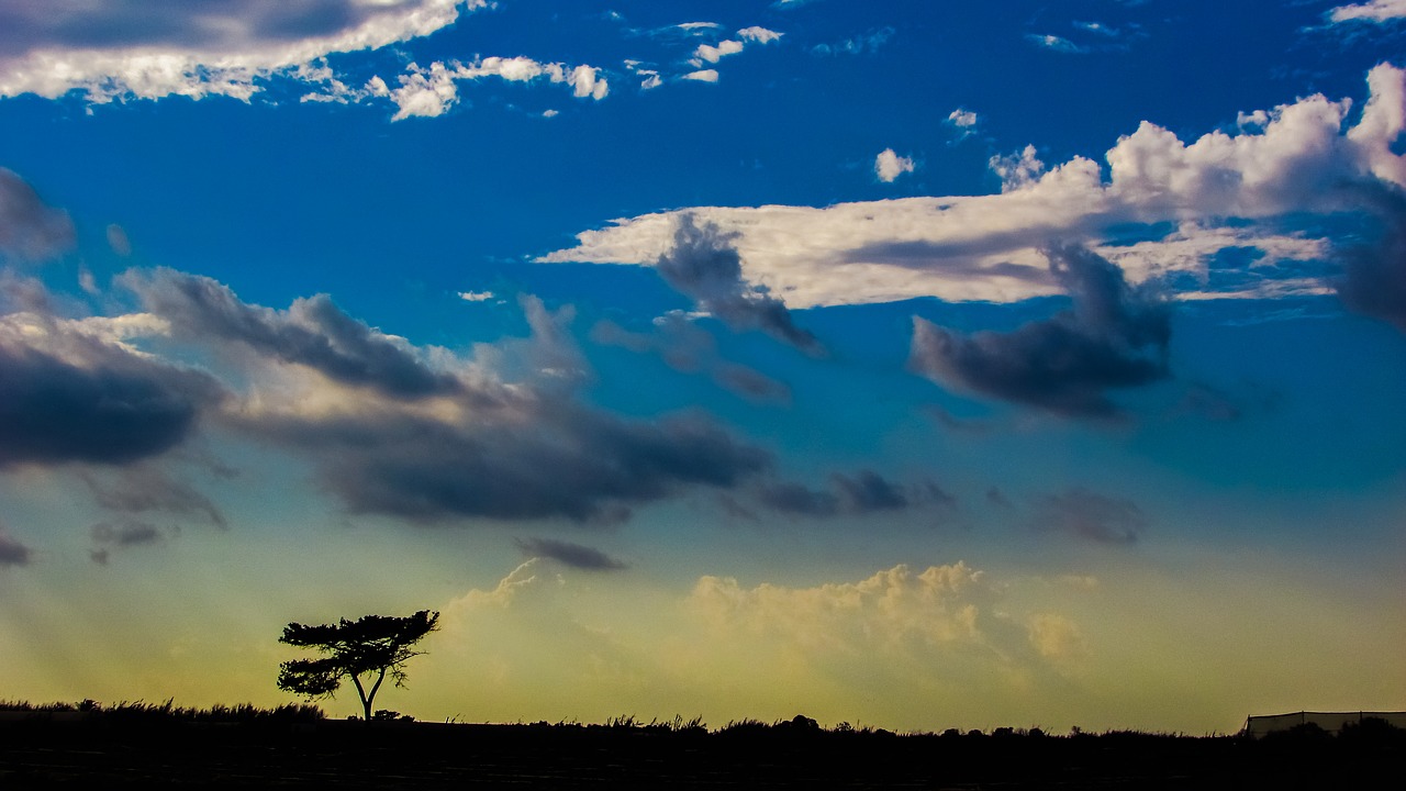 afternoon sky clouds free photo