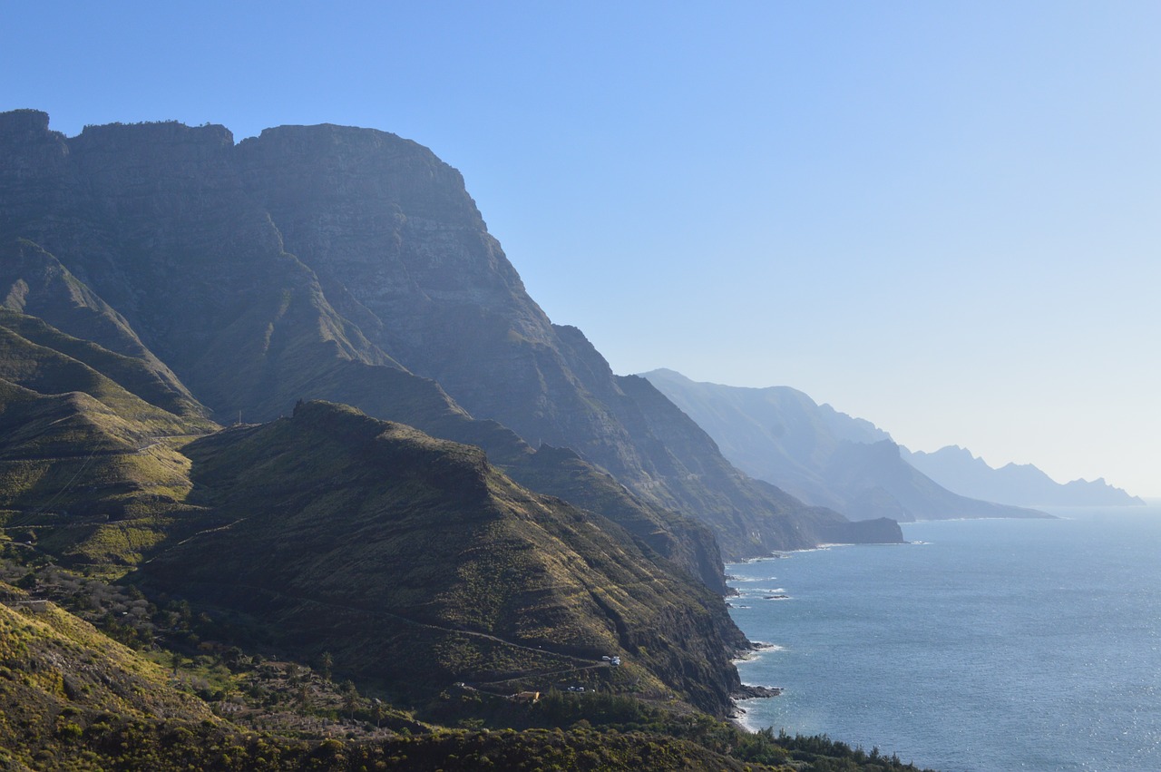 agaete gran canaria crag free photo