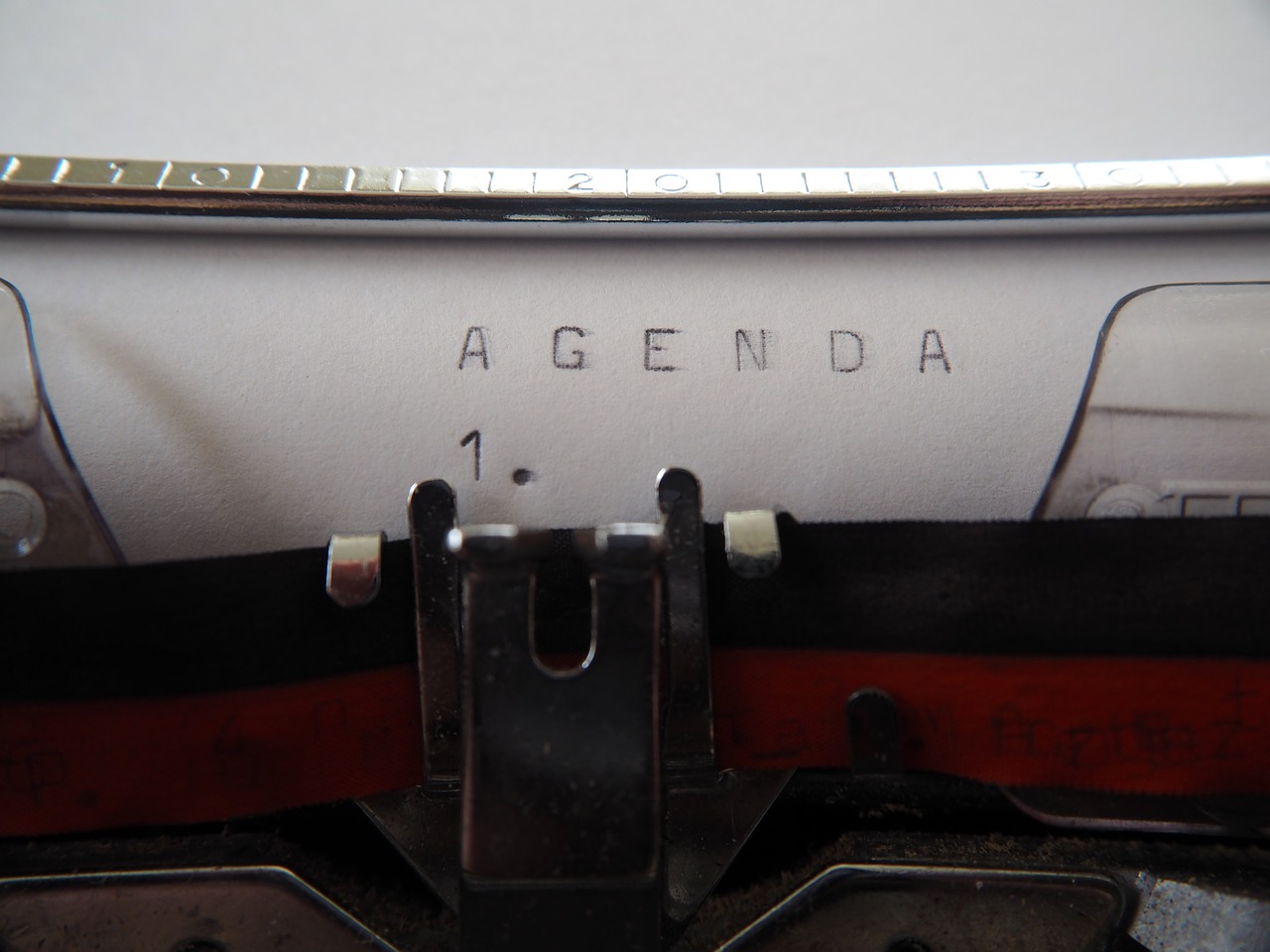 agenda typewriter leave free photo