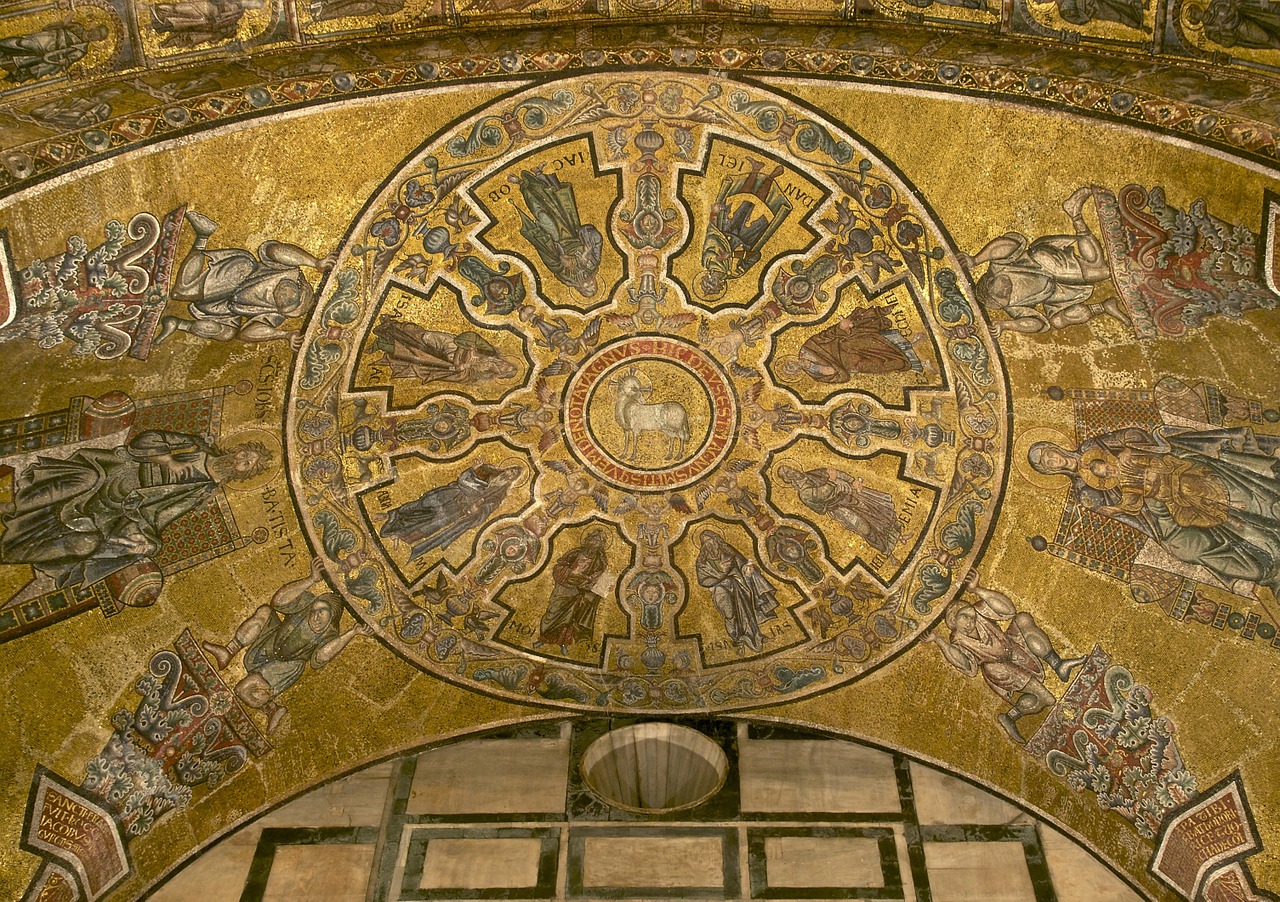 agnus dei prophets baptistery florence free photo