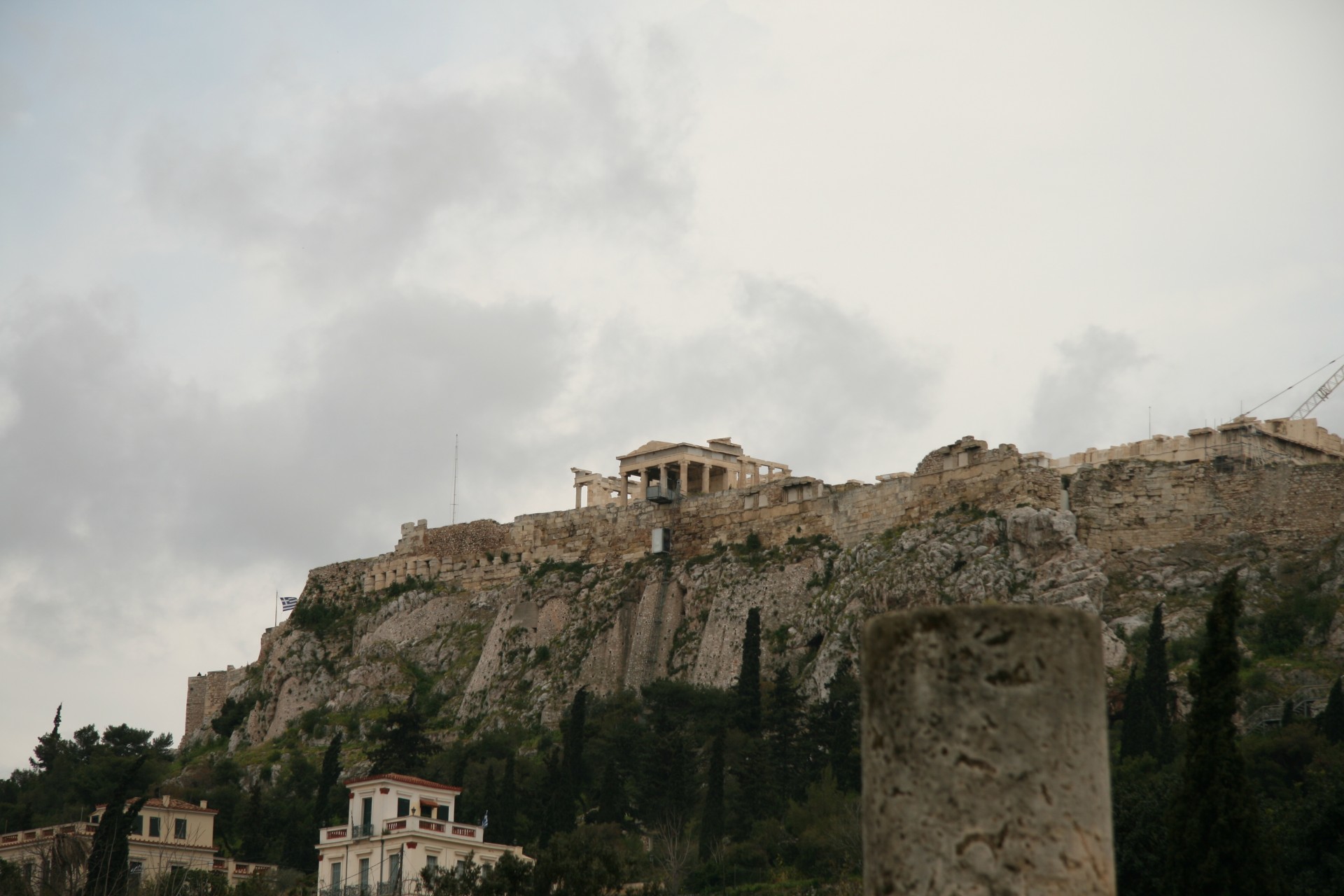 agora athens ruins free photo