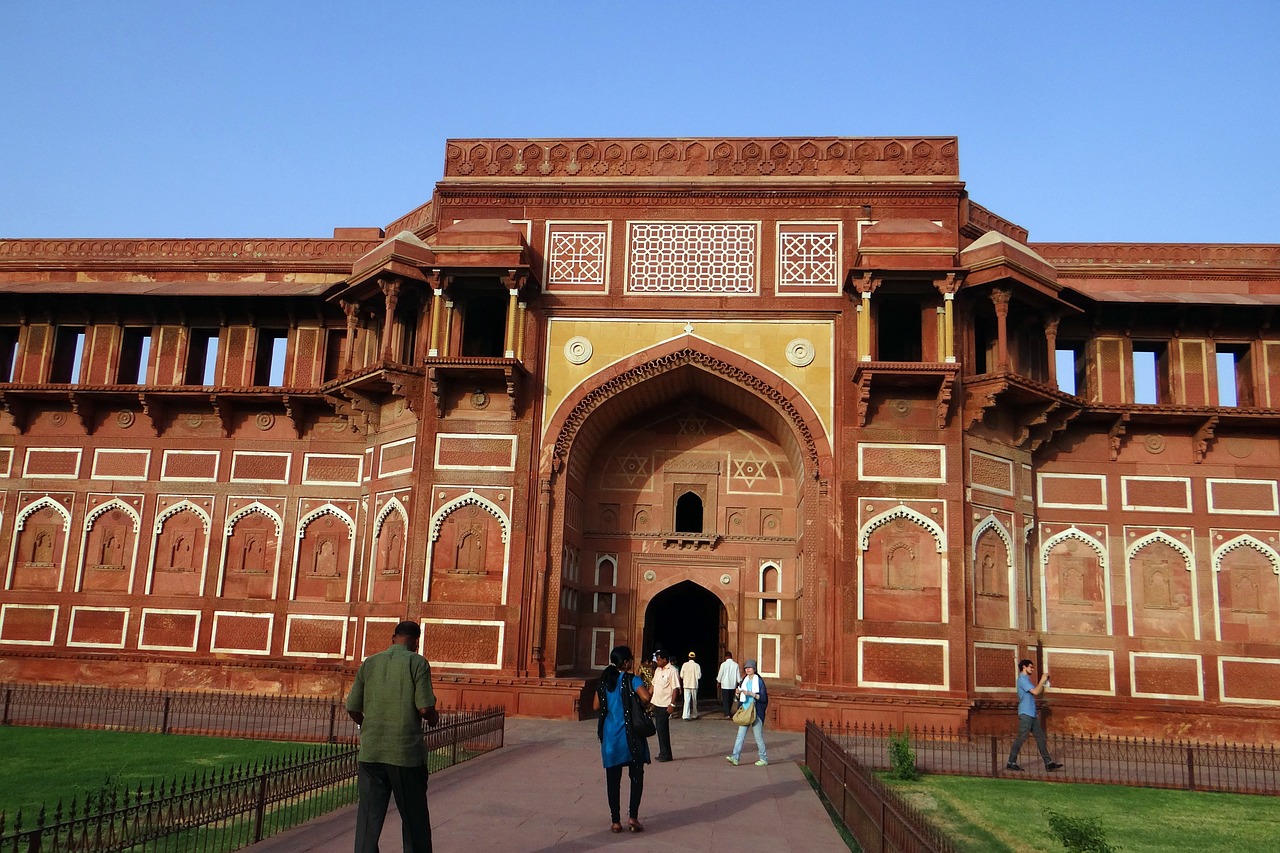 agra fort unesco heritage jahangir mahal free photo