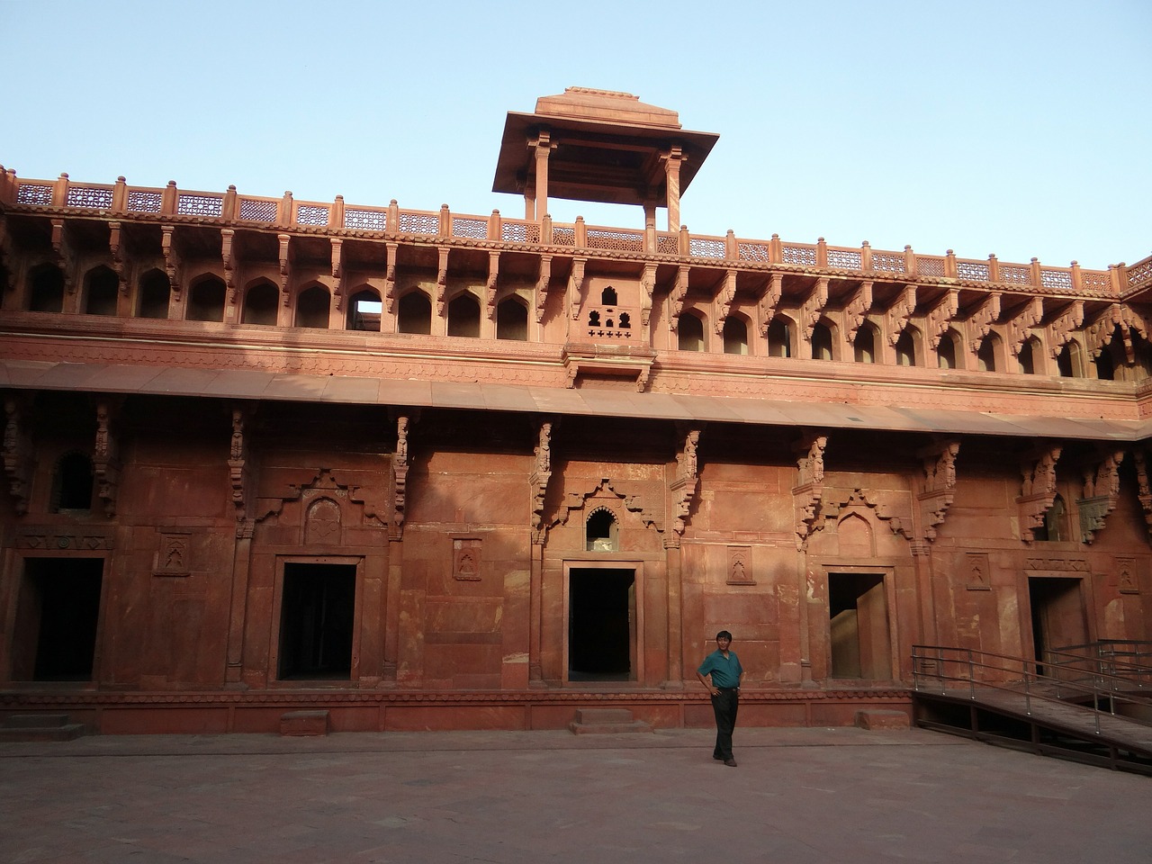 agra fort castle palace free photo