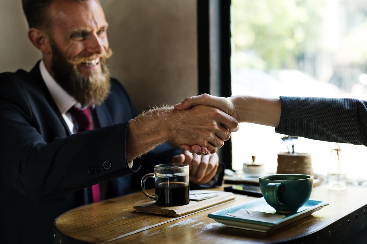 agreement beard beverage free photo