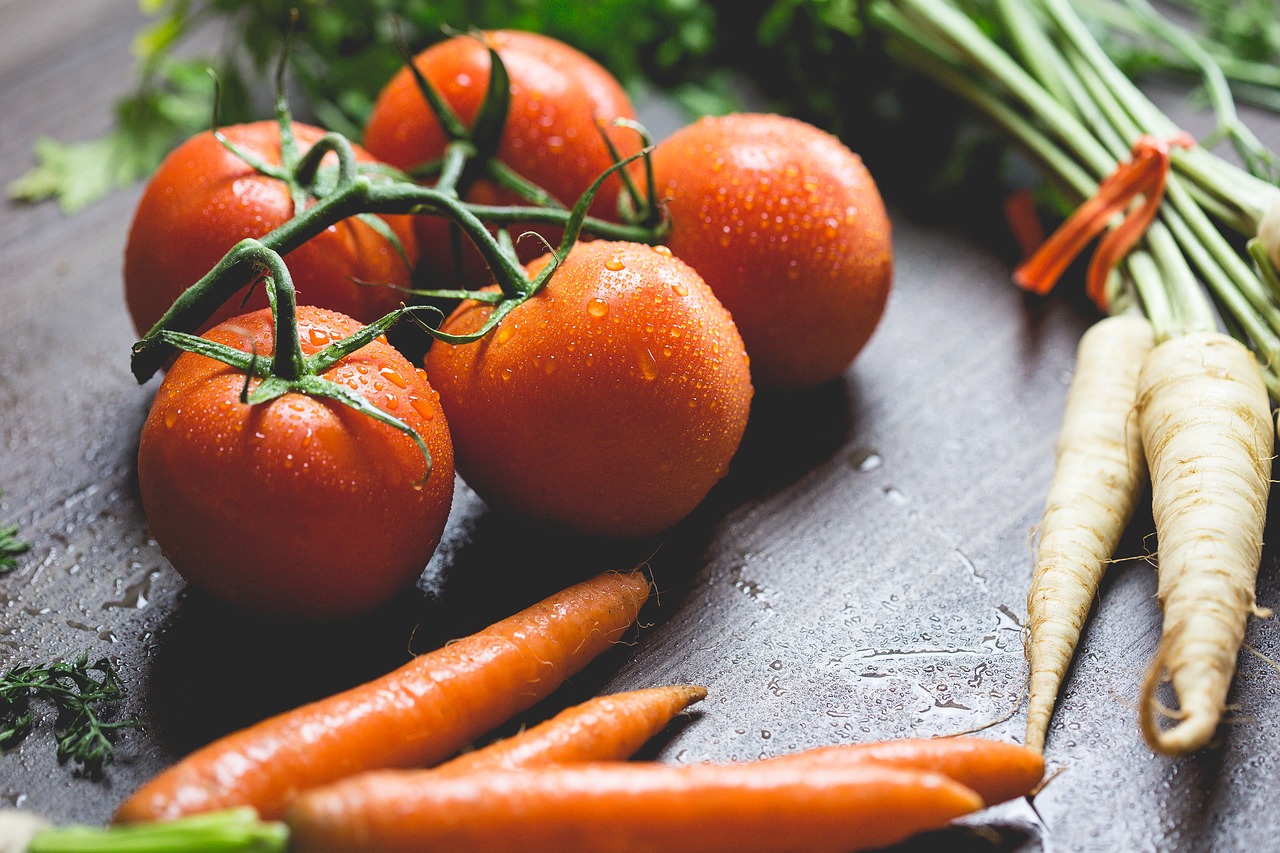 agriculture blur carrots free photo