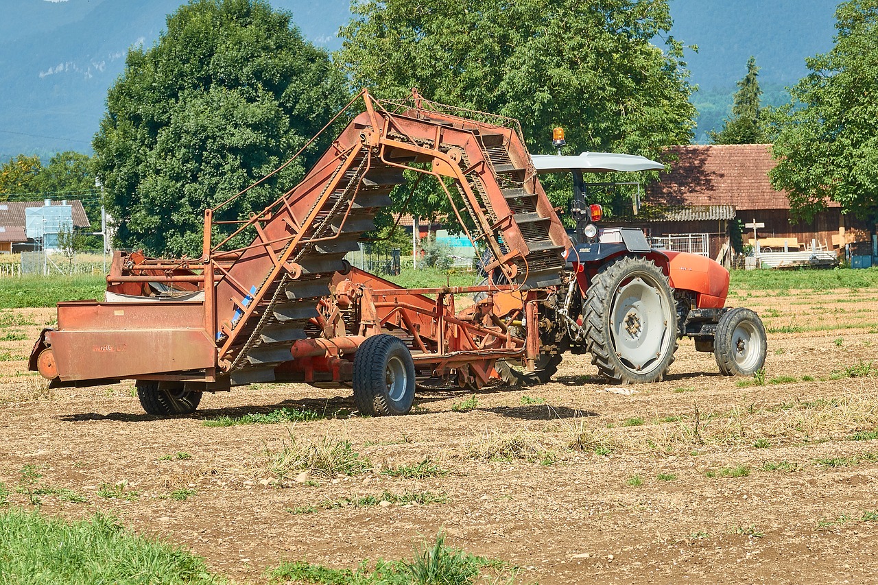 agriculture tractor vehicle free photo