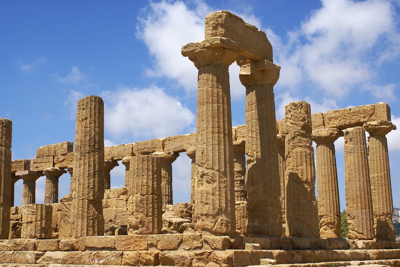 agrigento  the valley of the temples  sicily free photo
