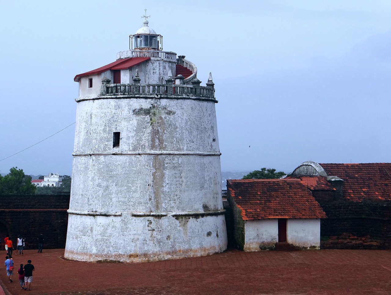 aguada fort lighthouse portugese fort free photo