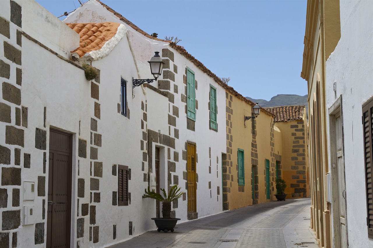 aguimes gran canaria alley free photo