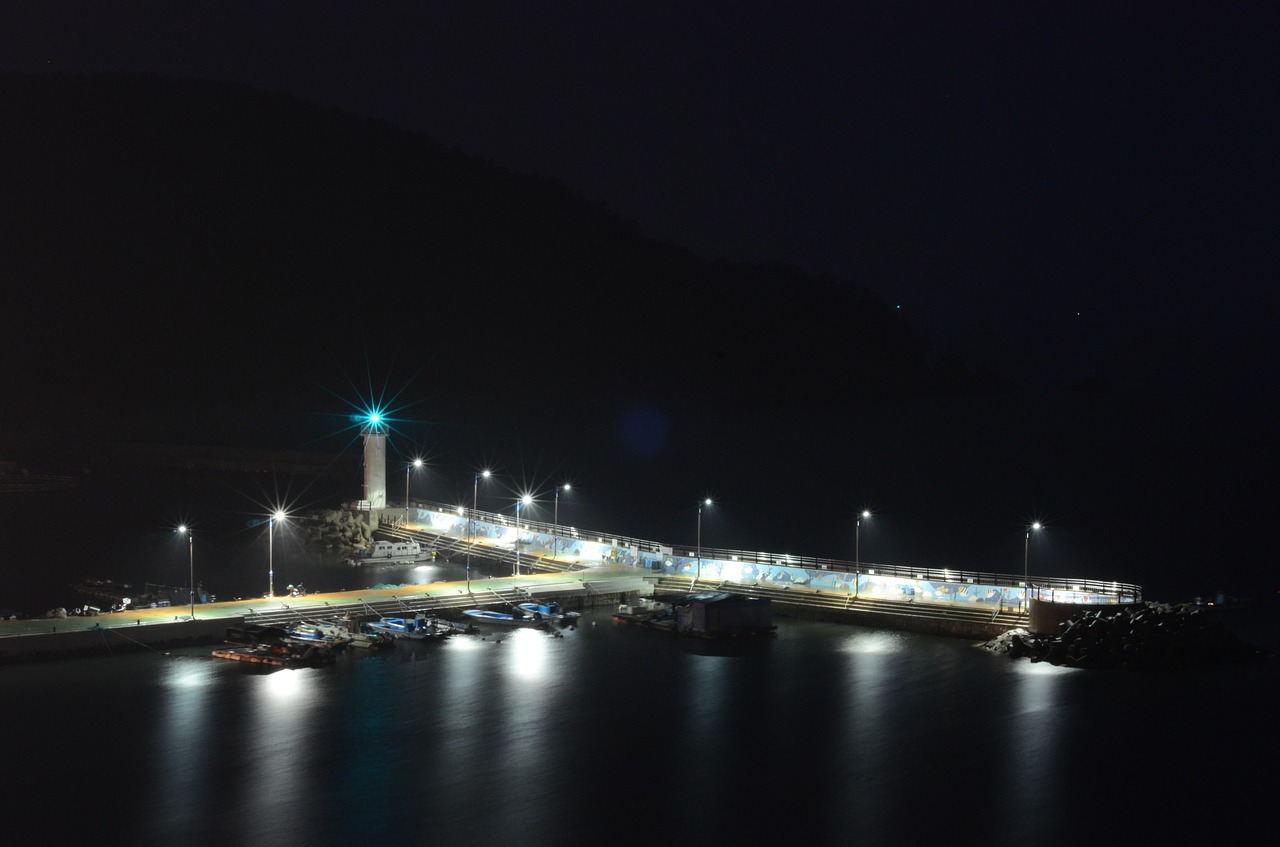 ahgyeong dock lighthouse free photo