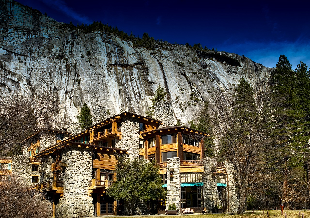 ahwahnee hotel yosemite national park california free photo