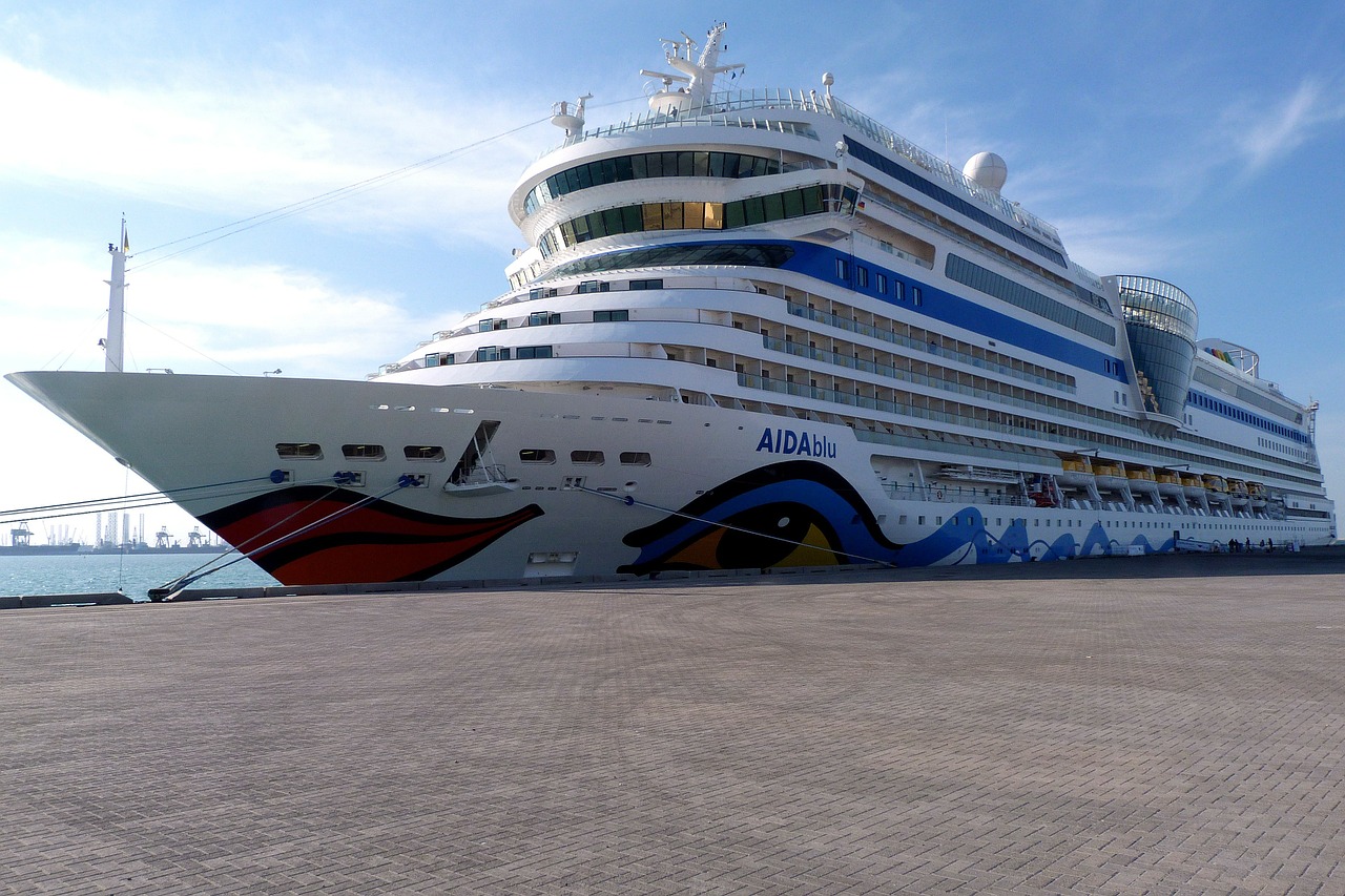 aida ship driving cruise ship free photo