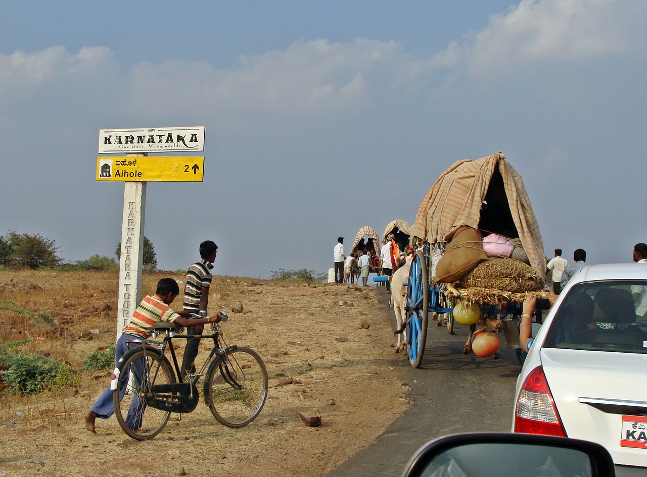 aihole road karnataka free photo