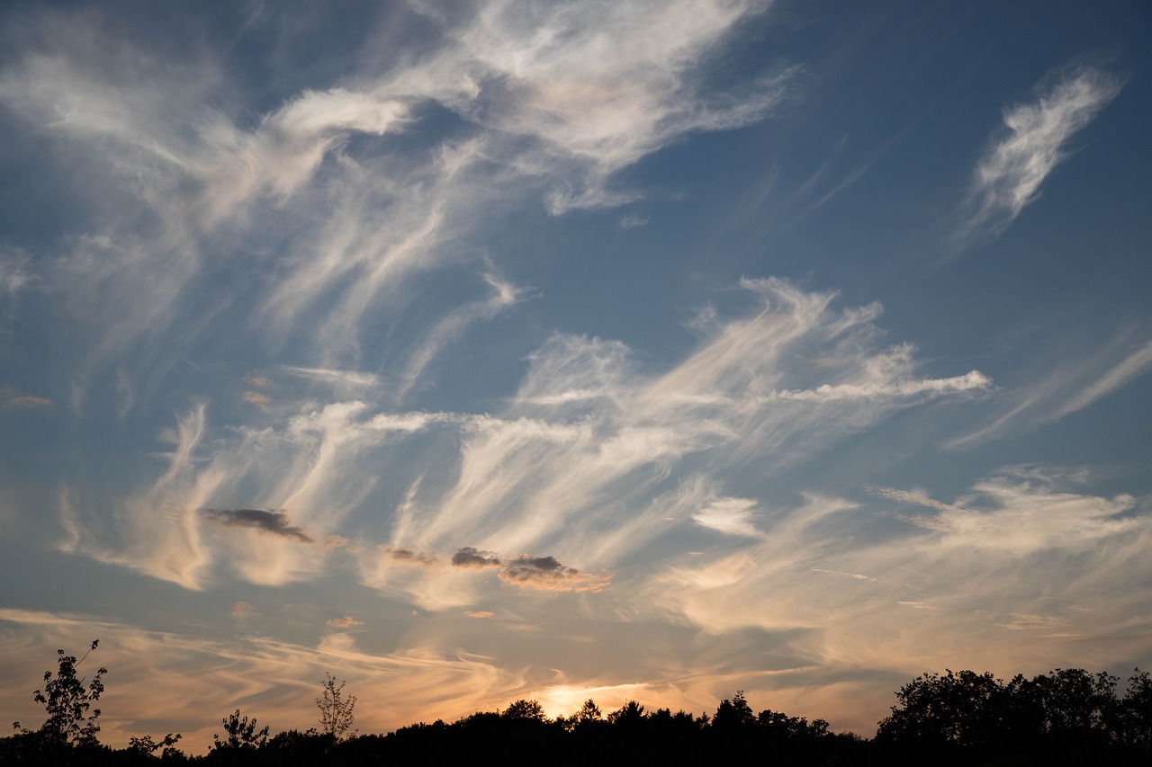 air  sunset  heaven free photo