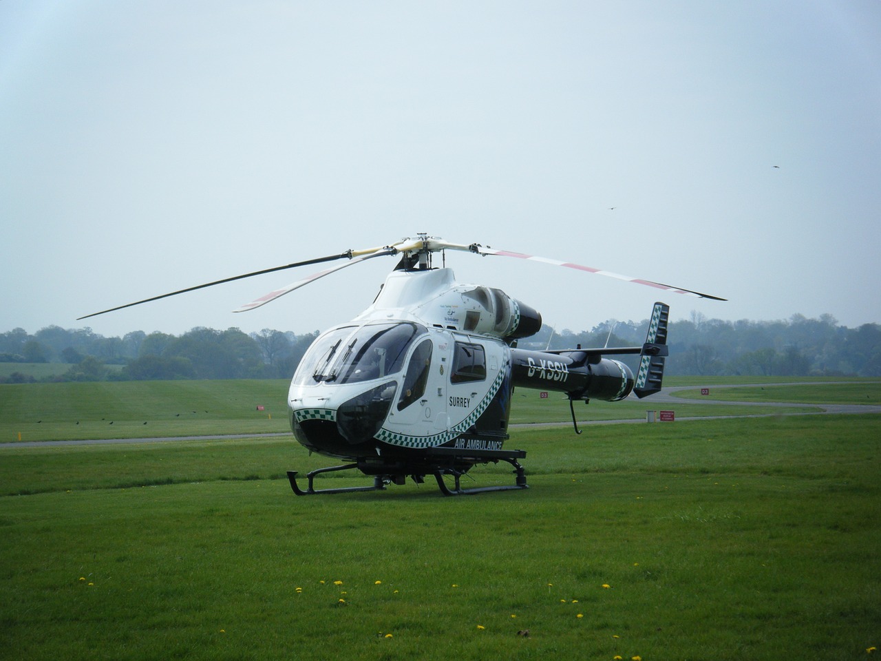 air ambulance helicopter red hill aerodrome free photo