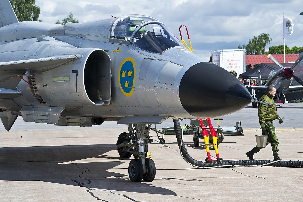 air force viggen ajs 37 free photo
