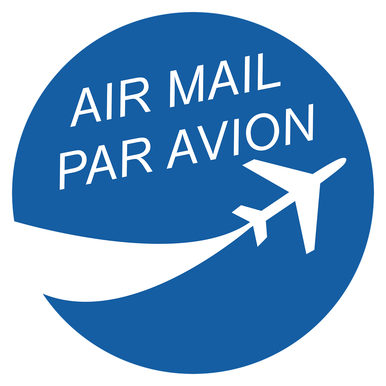 air mail par avion logo free photo
