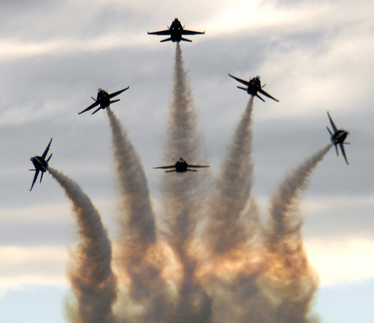 air show blue angels formation free photo