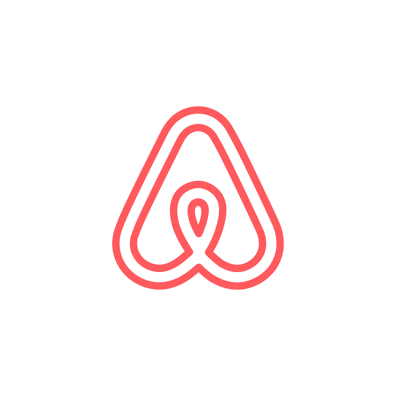 airbnb  airbnb icon  airbnb logo free photo