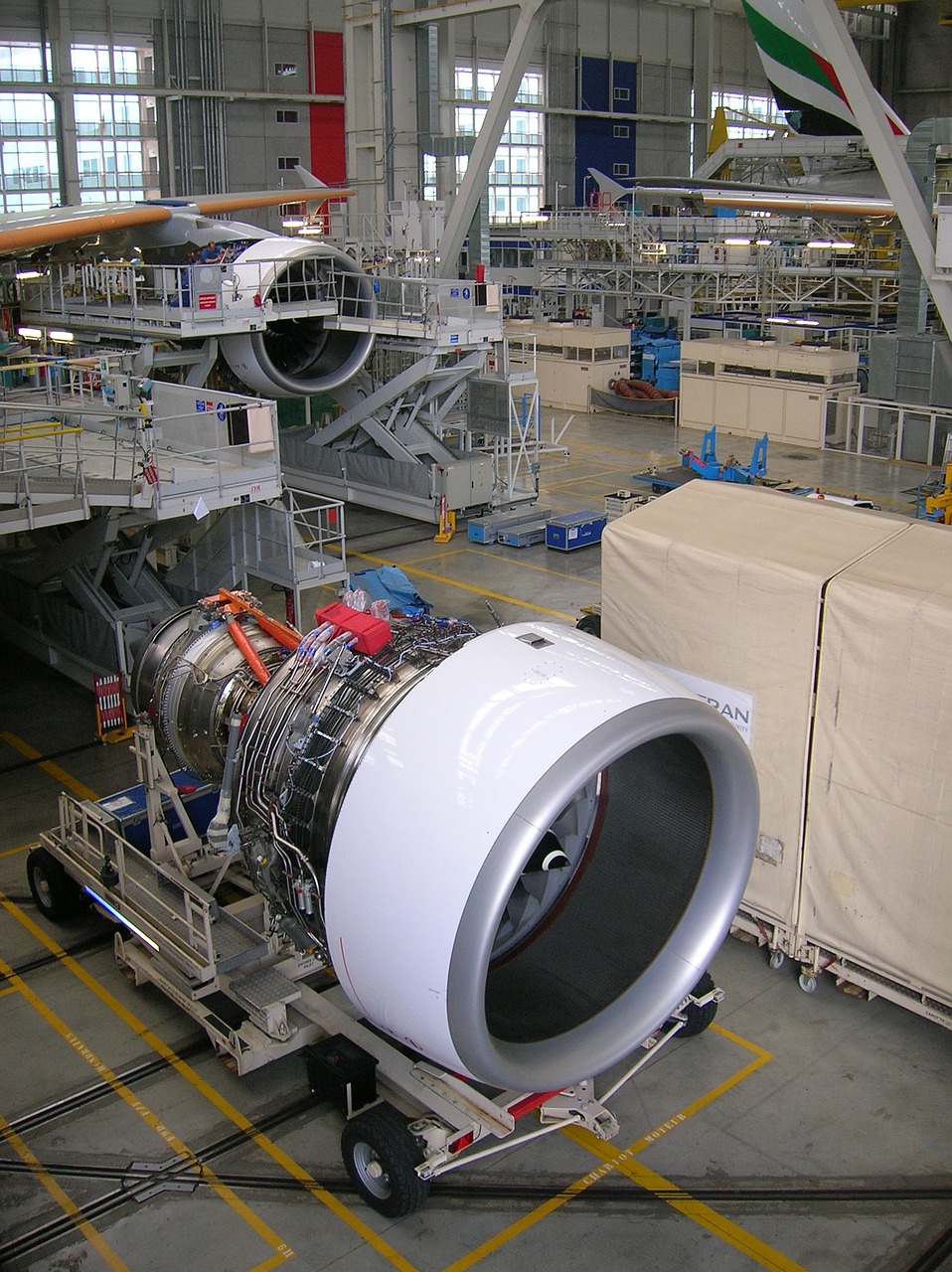 airbus engine rolls royce free photo