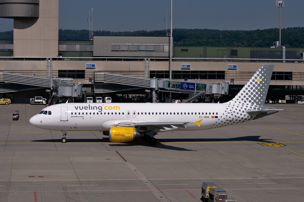 airbus a320 vueling aircraft free photo