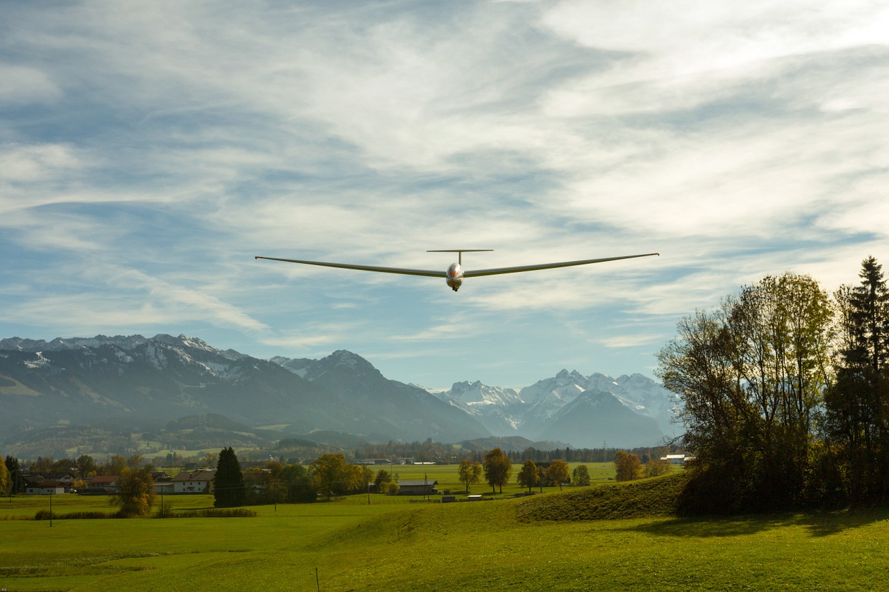 glider aircraft allgäu free photo