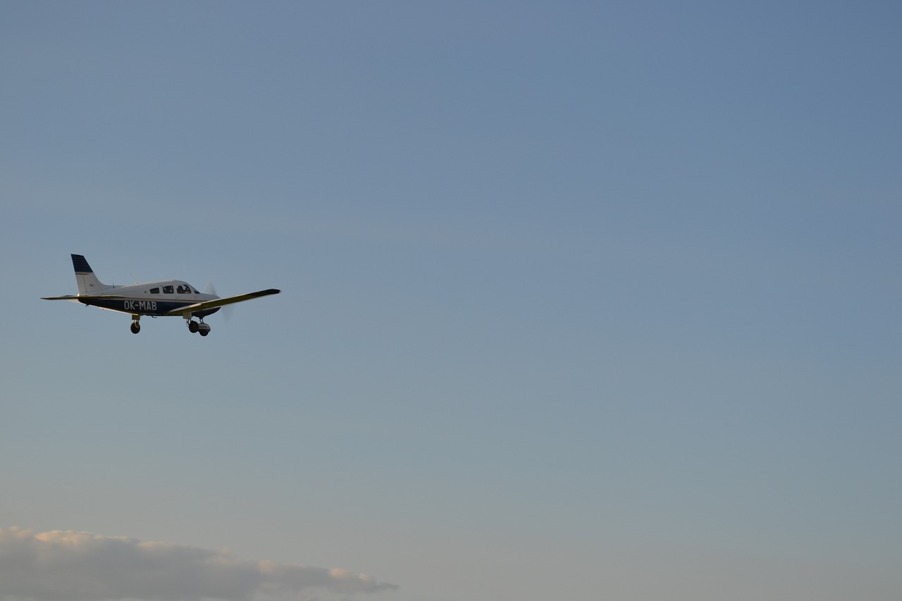 clouds aircraft flight free photo