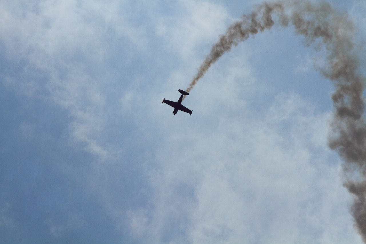 aircraft sky aerobatics free photo