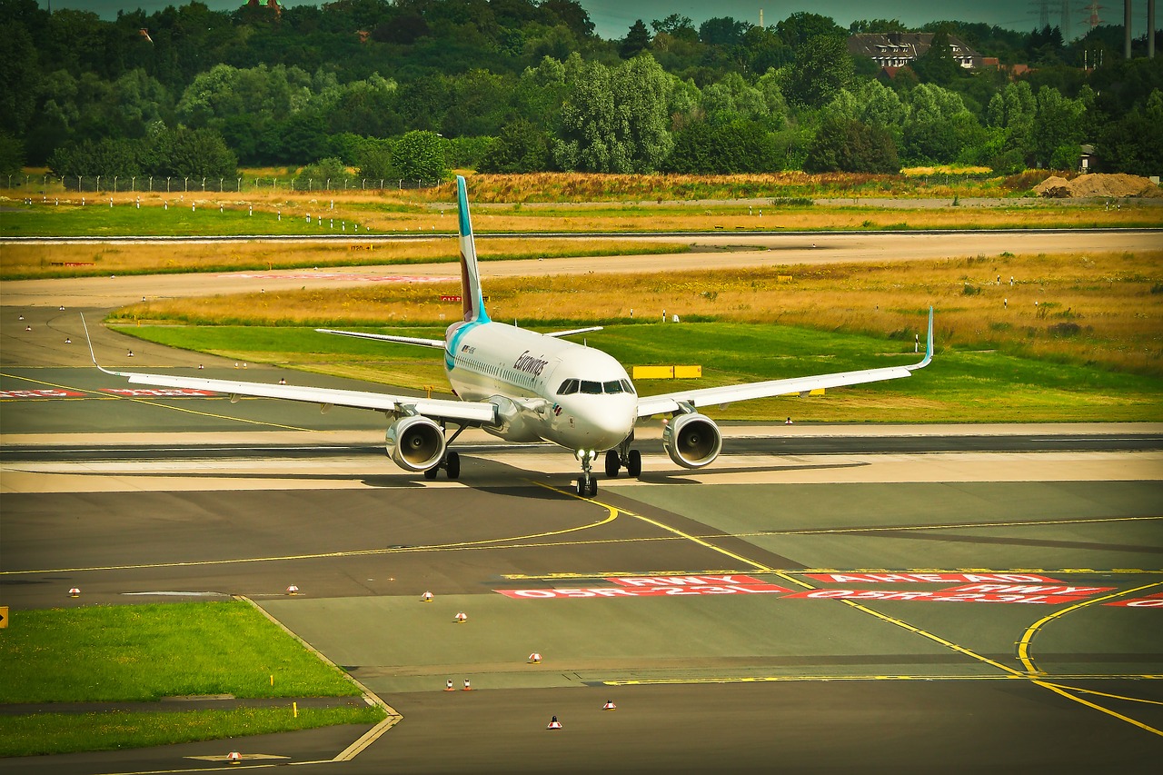 aircraft airport departure free photo