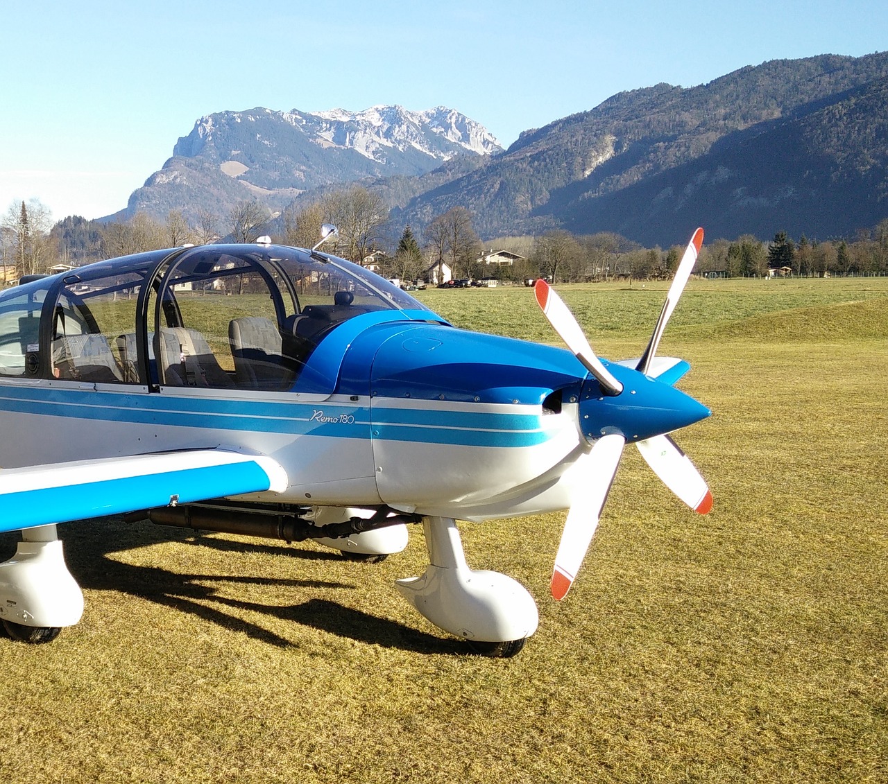 aircraft mountains austria free photo