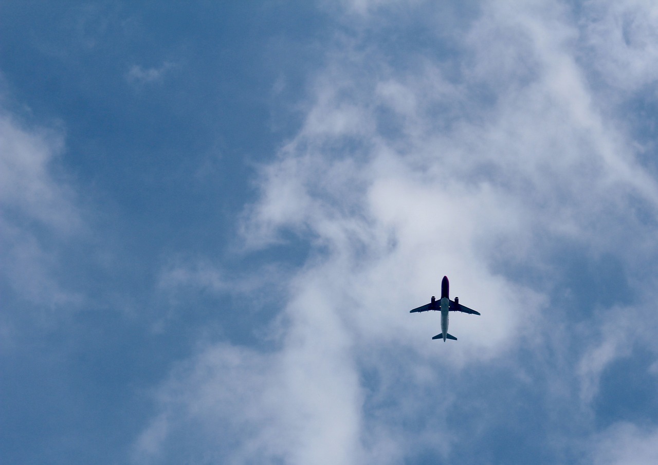 aircraft travel sky free photo