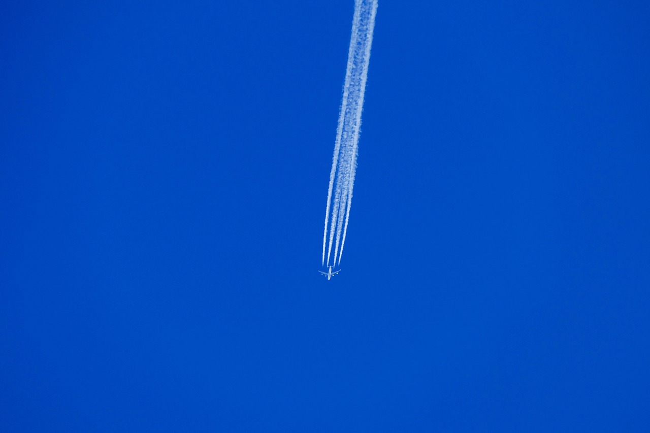 aircraft sky travel free photo