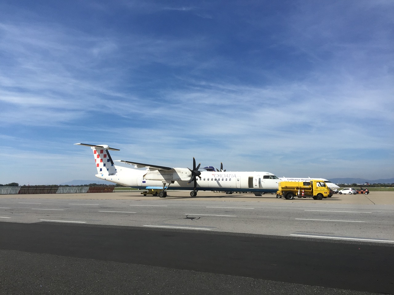 aircraft airport departure free photo