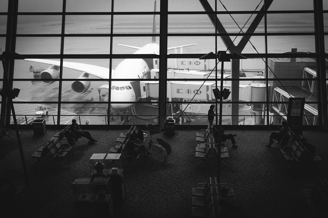 aircraft airport architecture free photo