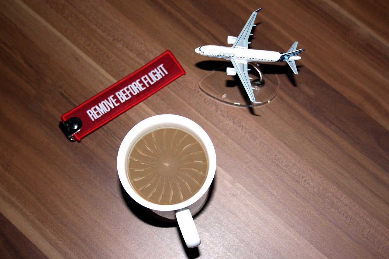 aircraft coffee model free photo