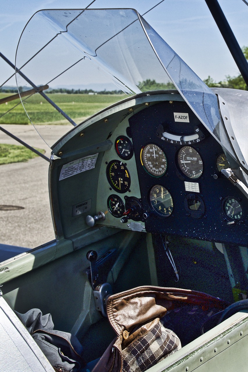 aircraft  cockpit  armature free photo