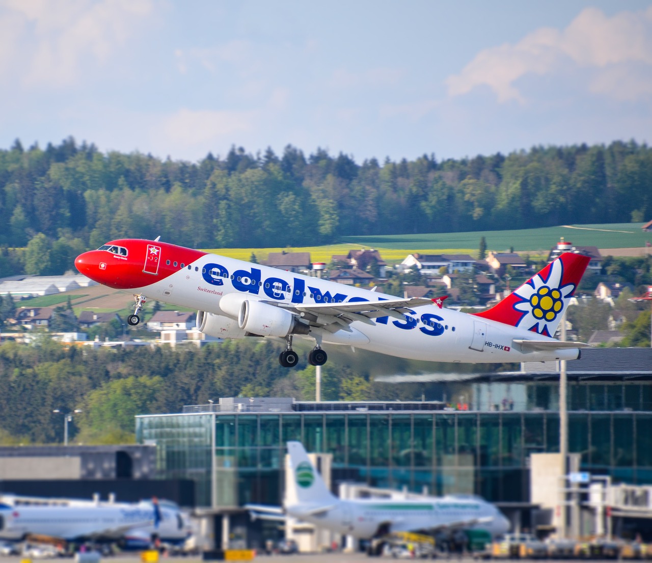 aircraft  jet  edelweiss free photo