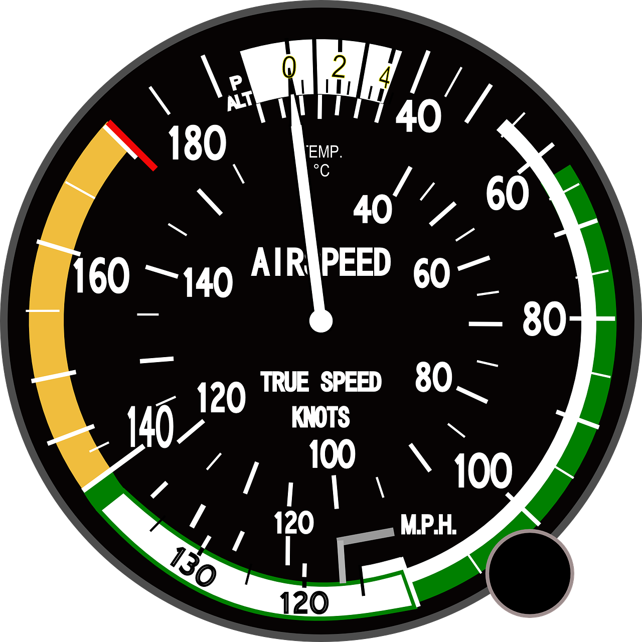 aircraft plane speedometer free photo