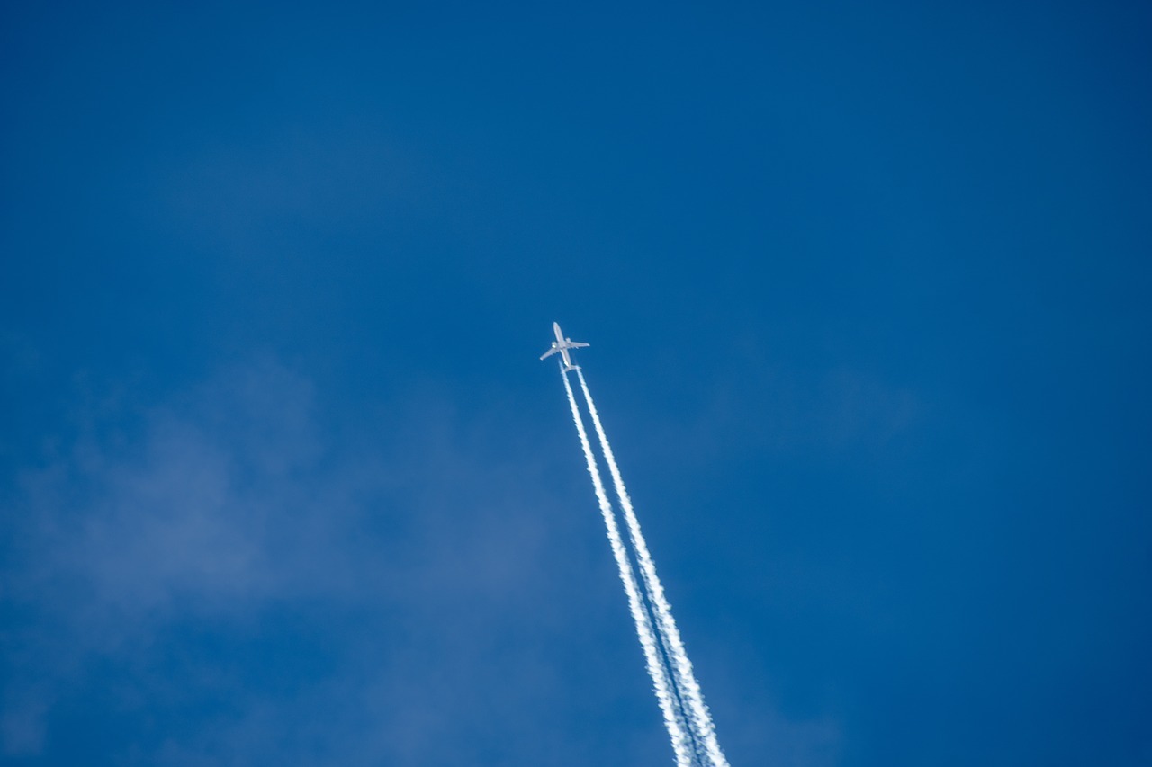 aircraft  clouds  sky free photo