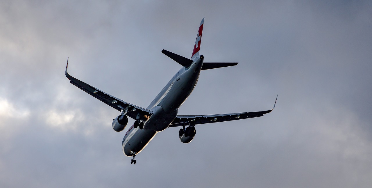 aircraft  swiss  approach free photo