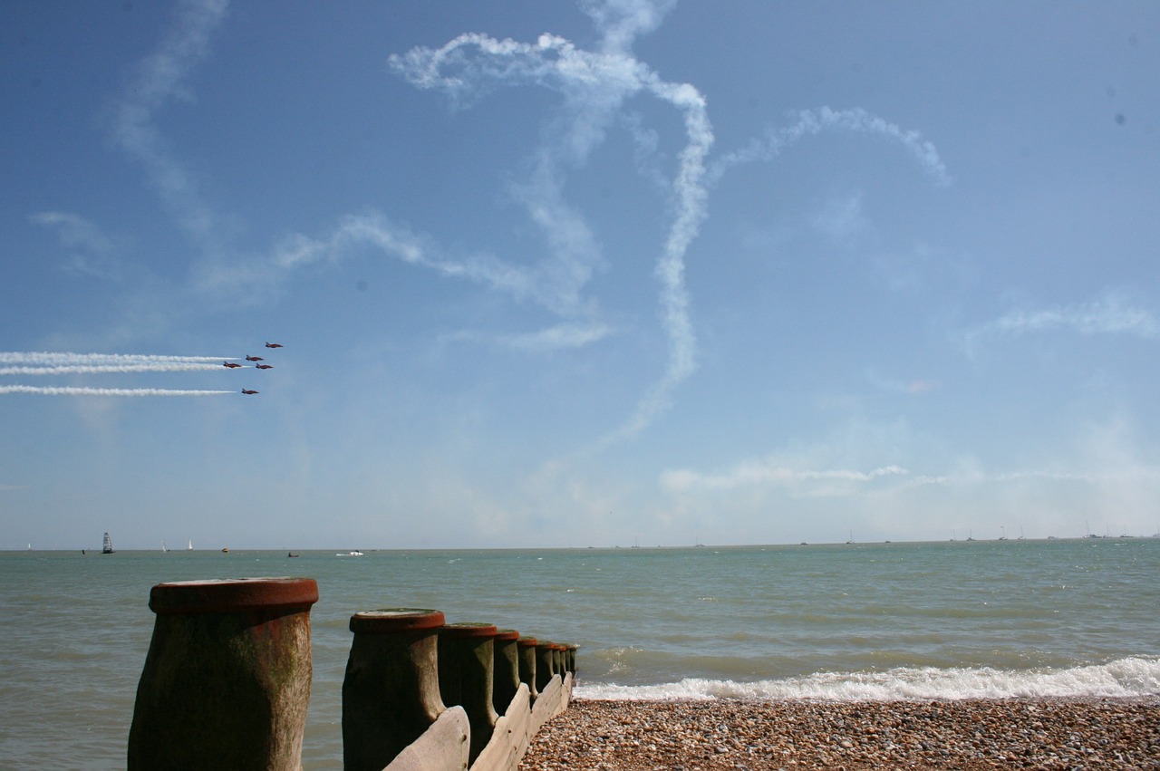 aircraft air show sea free photo