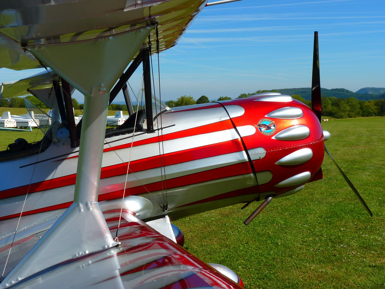 aircraft propeller plane fly free photo