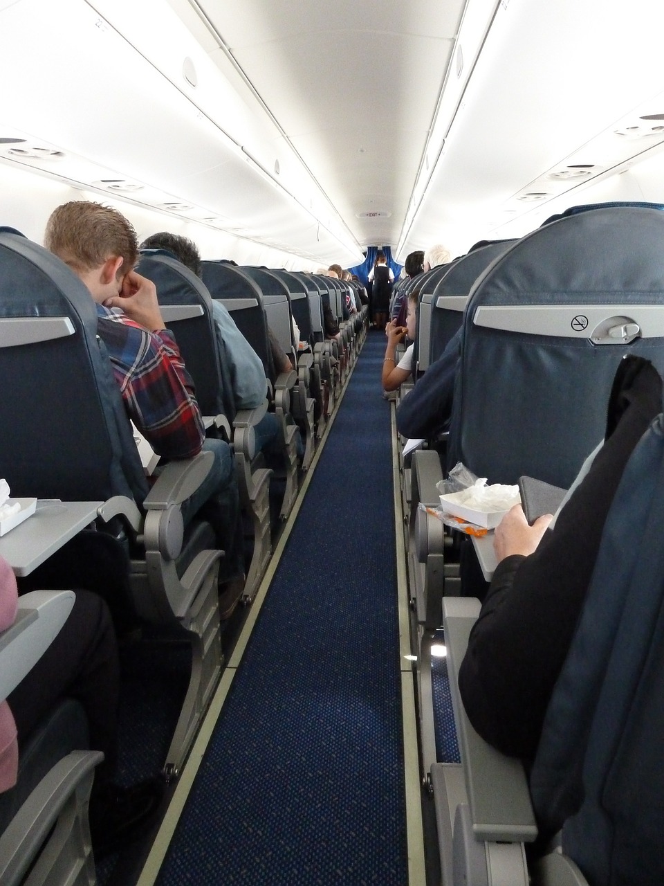 aircraft aircraft cabin passengers free photo